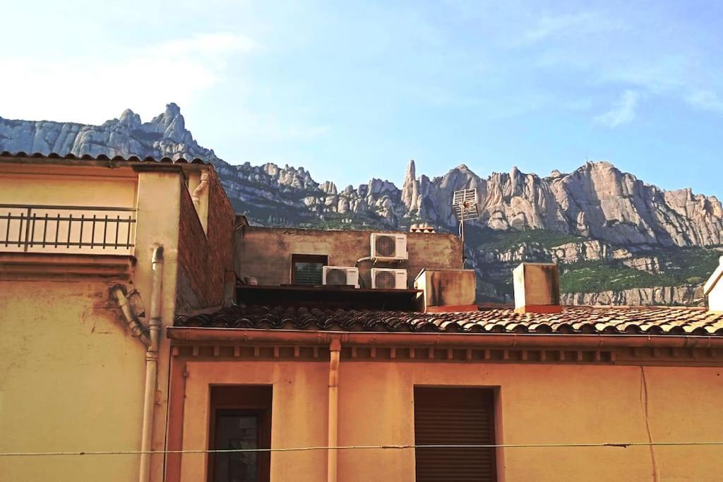 Piso Con Desayuno Incluido Y Vistas A La Montana. Apartment Monistrol de Montserrat Bagian luar foto